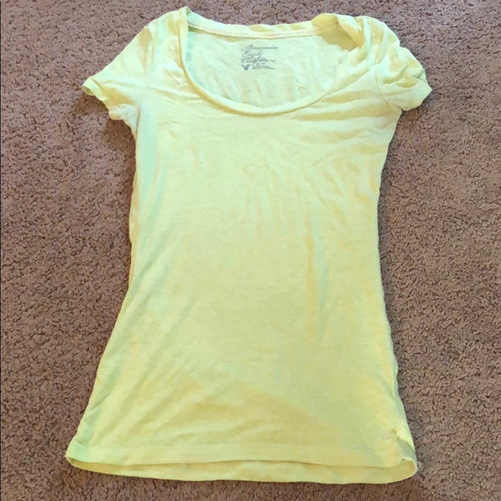 XS neon yellow t-shirt made by American Eagle